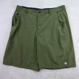 Free Fly Shorts Mens 38 Green Golf Chino  Stretch Performance Active